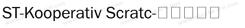 ST-Kooperativ Scratc字体转换